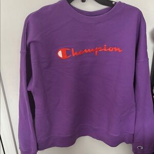 Lightly used purple Champion Sweatshirt